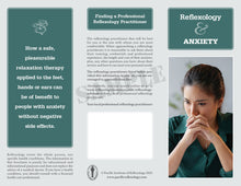 Load image into Gallery viewer, Promotional Brochure PDF file - Reflexology &amp; Anxiety
