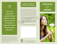Load image into Gallery viewer, Promotional Brochure PDF file - Reflexology &amp; Asthma
