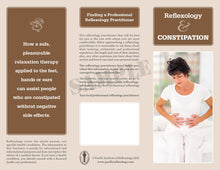 Load image into Gallery viewer, Promotional Brochure PDF file - Reflexology &amp; Constipation
