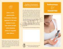 Load image into Gallery viewer, Promotional Brochure PDF file - Reflexology &amp; Diabetes
