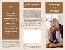 Load image into Gallery viewer, Promotional Brochure PDF file - Reflexology &amp; Fatigue
