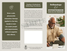 Load image into Gallery viewer, Promotional Brochure PDF file - Reflexology &amp; Hypertension (High Blood Pressure)
