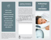 Load image into Gallery viewer, Promotional Brochure PDF file - Reflexology &amp; Insomnia
