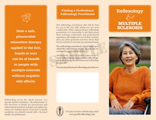 Load image into Gallery viewer, Promotional Brochure PDF file - Reflexology &amp; Multiple Sclerosis
