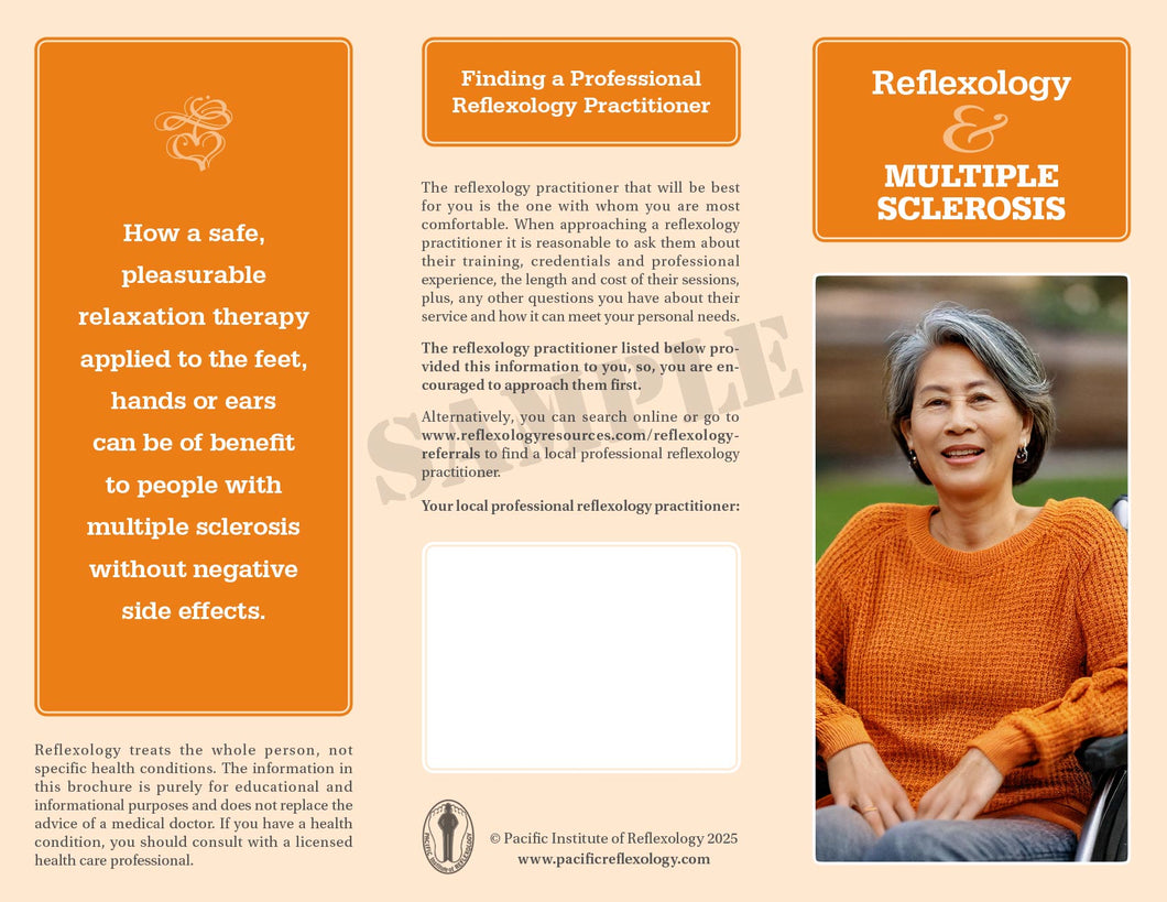 Promotional Brochure PDF file - Reflexology & Multiple Sclerosis