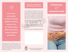 Load image into Gallery viewer, Promotional Brochure PDF file - Reflexology &amp; Ovarian Cysts
