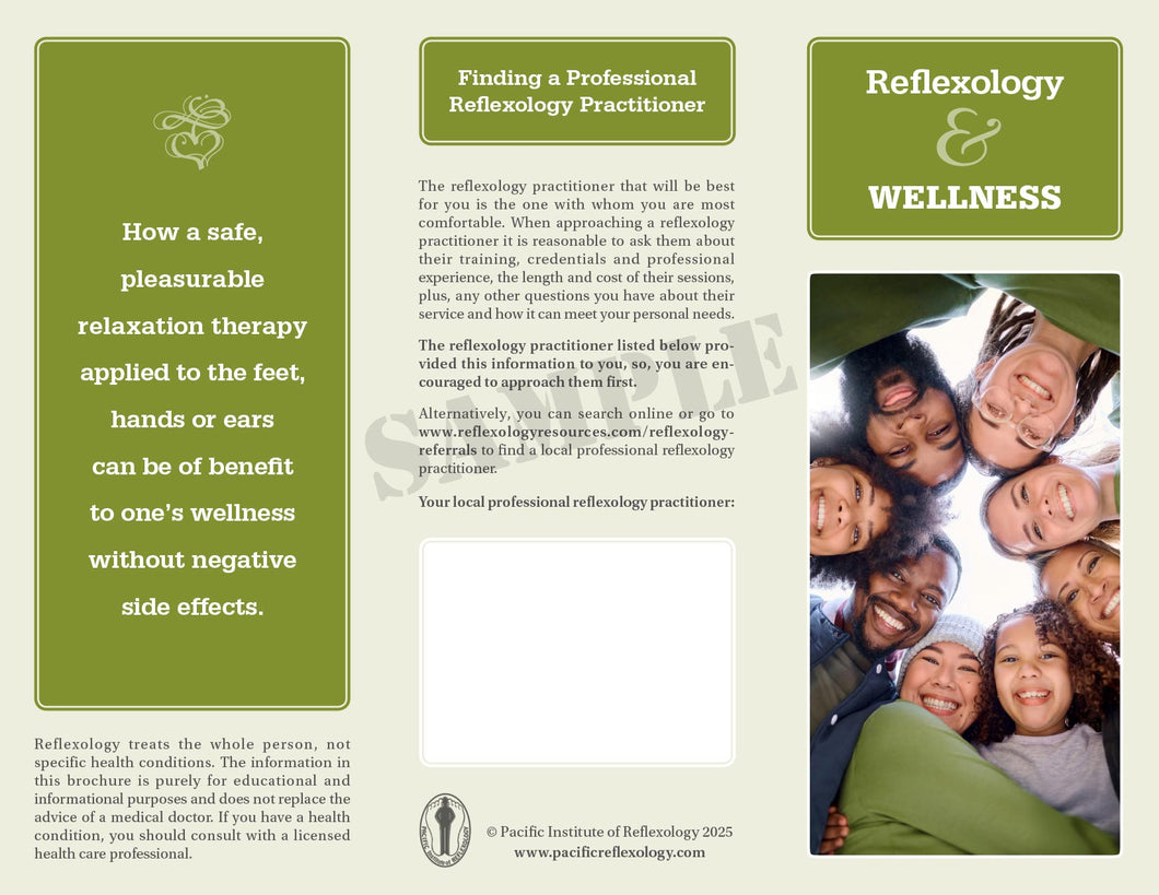 Promotional Brochure PDF file - Reflexology & Wellness
