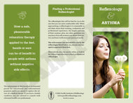 Professional Reflexology Promotional  Brochures - quantity 100 assorted